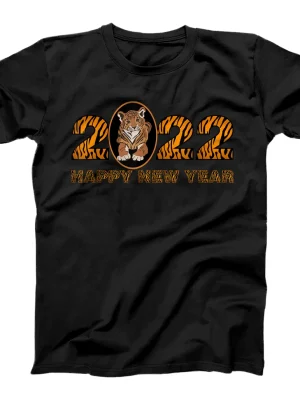 2022 Chinese New Year Water Tiger Image Zodiac Symbol T-Shirt