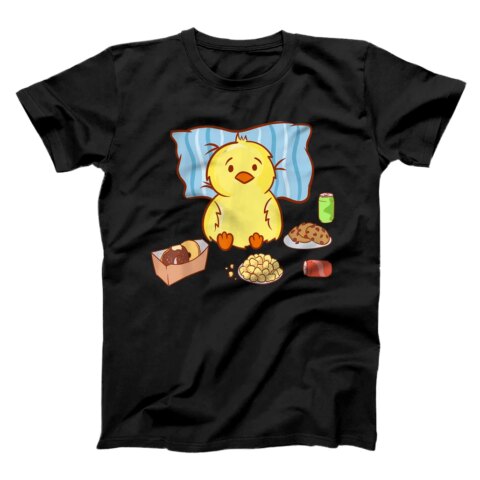 Cute Kawaii - Fast Food Chick - Aesthetic Japanese T-Shirt