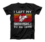 Funny Snowmobile Lover Clothing Snowmobiling Skimobile Snow T-Shirt