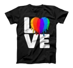 LOVE Rainbow Lesbian Gay Pride Month Transgender LGBT T-Shirt