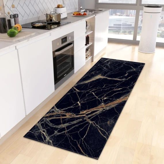 Marble Kitchen Rug Hallway Entrance Doormat Home Living Room Children Bedroom Floor Decor Carpet Bathroom Door Non-Slip Foot Mat