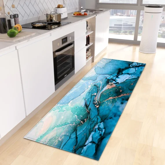 Entrance Doormat Kitchen Carpet Bedroom Floor Balcony Decoration Long Rug Custom Made Home Bath Door Hallway Anti-Slip Foot Mat